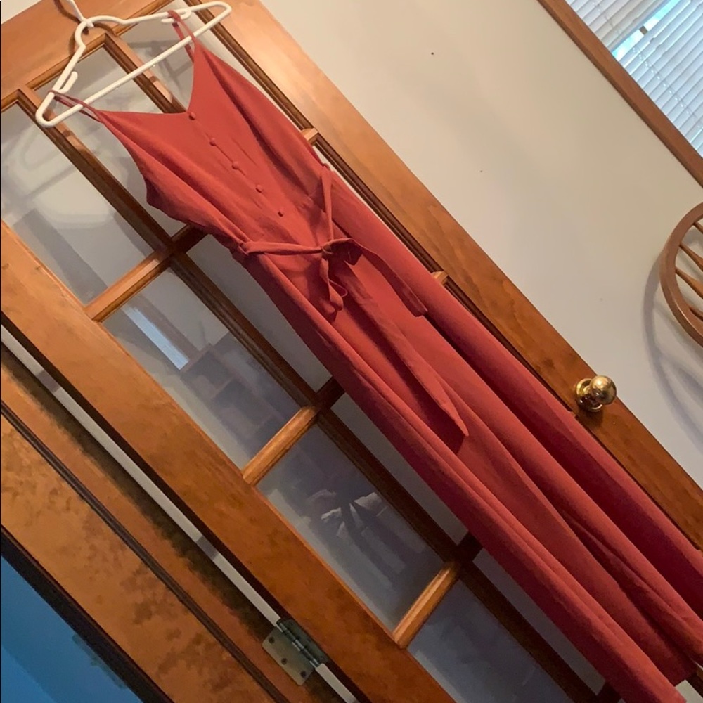 Pink jumpsuit